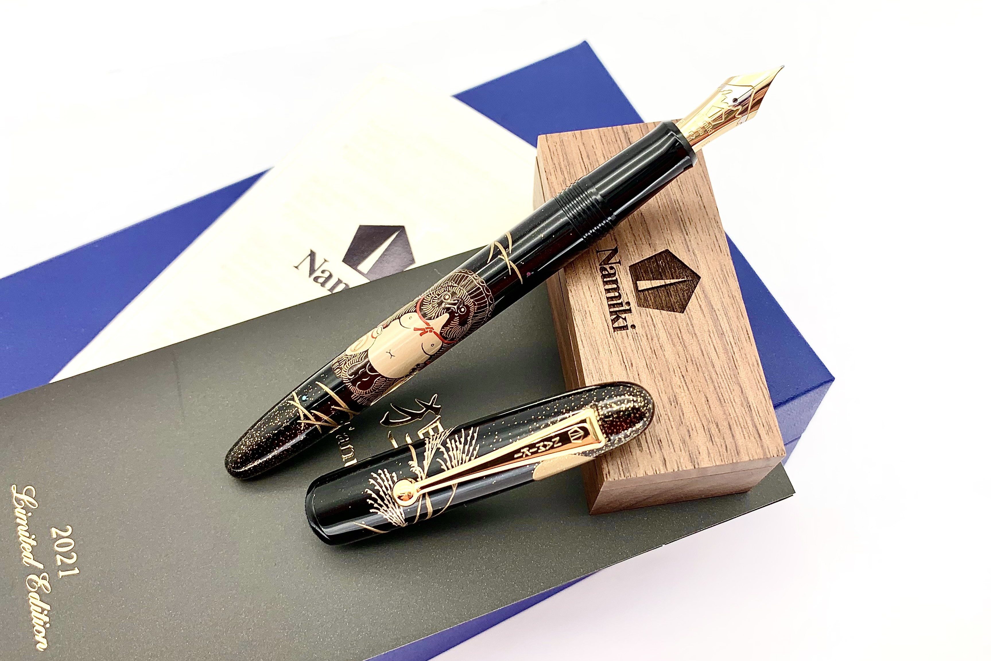 NamikiLimitedEdition2021YukariMakieTanukiRaccoonDogFountainPenv